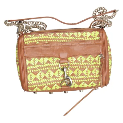 Sac à bandoulière (Marron, Jaune, Vert) de Rebecca Minkoff Cuir