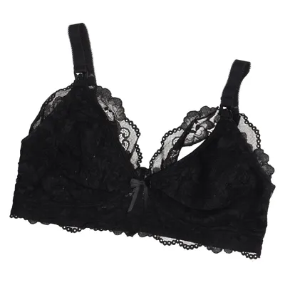 Amme BH (Sort) fra Milki Maternity Basics Elastan, Polyamid