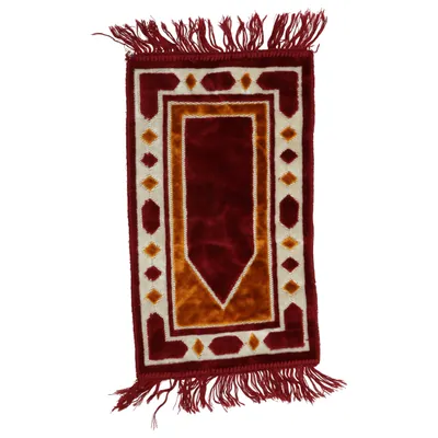 Tapis oriental (Rouge, Beige, Marron)