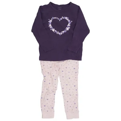 Pajamas (Pink, Purple) from Name It Elastane, Organic cotton