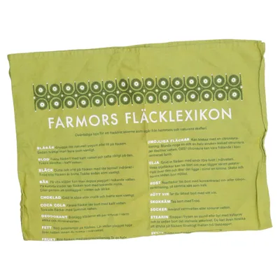 Kitchen towel (Farmors Fläcklexikon) from BoM United Linen