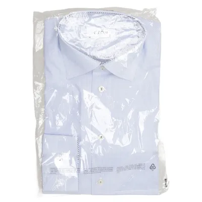 Shirt (Blauw, Wit) van Eton Katoen