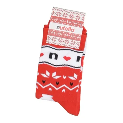Socks (Red, White, Black) from Nutella Cotton, Elastane, Polyamide