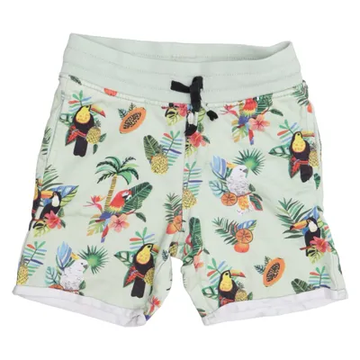 Korte broek (Groen, Meerkleurig) van Emma Jayne x H&M Katoen