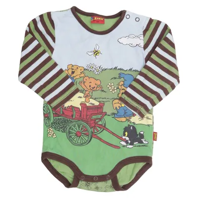 Body (Vert, Bleu, Marron) de Bamse Coton, Élasthane
