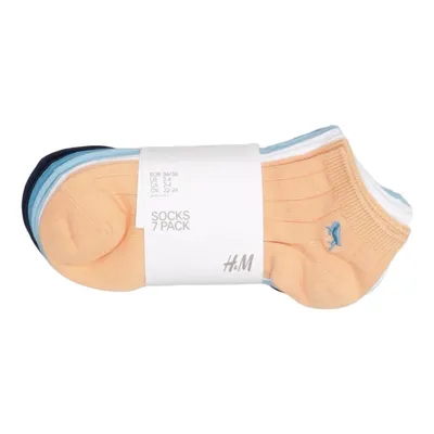 Sokken (Oranje, Meerkleurig) van H&M Katoen, Elastaan, Polyester