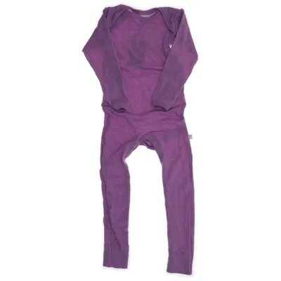 Rompers (Purple) from Dilling Organic cotton, Merino wool