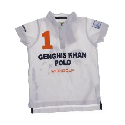 Pikétröja (Vit) från Shanghai Tang Bomull