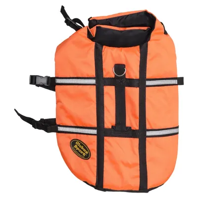 Gilet de sauvetage pour chien (Orange, Noir) de Globus Sport