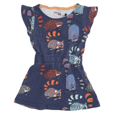 Robe (Bleu, Multicolore) de Filemon Kid Coton biologique