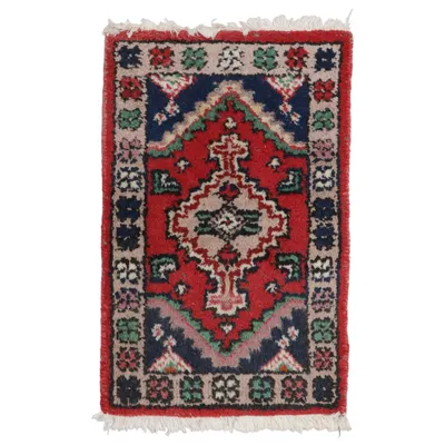 Tapis oriental (Rouge, Bleu, Multicolore)
