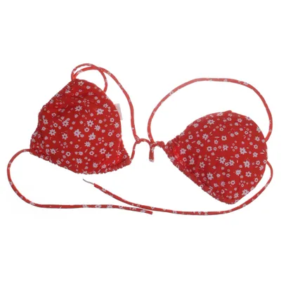 Bikini top (Rood, Wit) van Bershka Elastaan, Polyester
