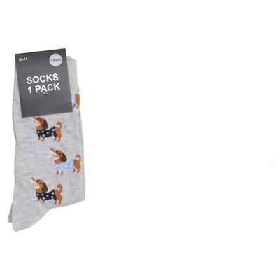 Socks (Gray, Multicolored) from Rusta Elastane, Polyester