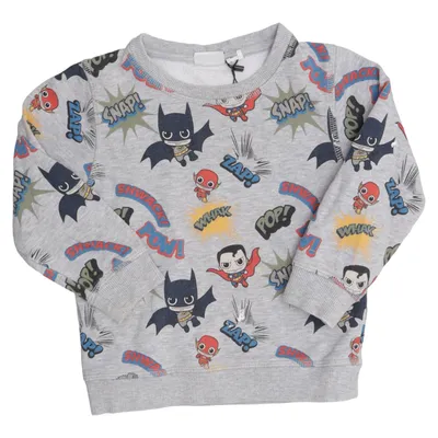 Sweatshirt (Grå, Flerfarvet) fra Name It Minimize Bomuld, Viscose