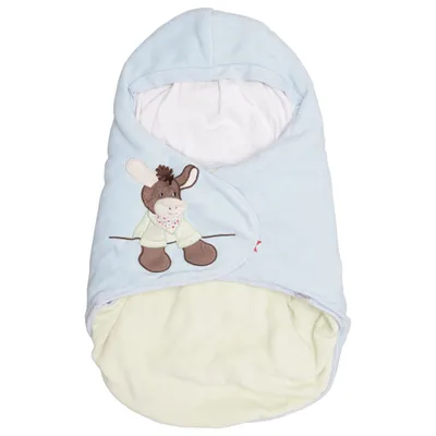 Swaddle sack (Blue, Green, Multicolored) from Sterntaler Cotton, Elastane, Polyester