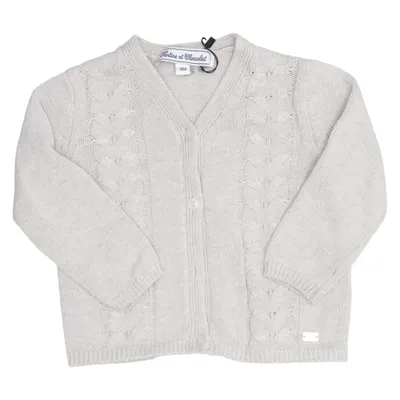 Cardigan (Beige) fra Tartine et Chocolat Bomuld