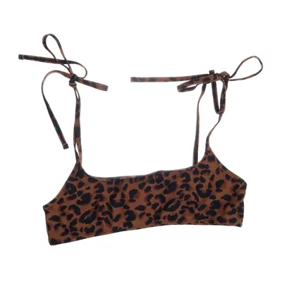 Bikini top (Brown, Black) from Motel Elastane, Polyester