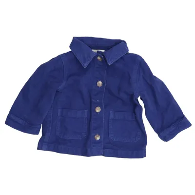 Jeansjacke (Blau) von Petit Sézane Bio-Baumwolle