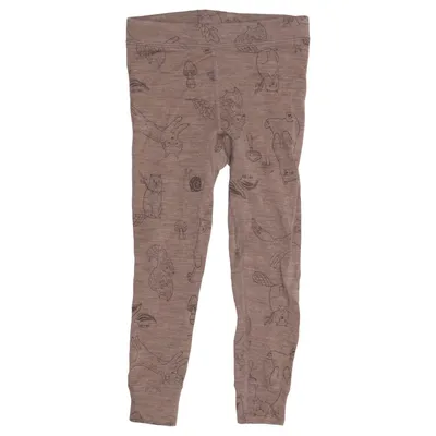 Baselayer-bukser (Brun) fra Fix by Lindex Merinould