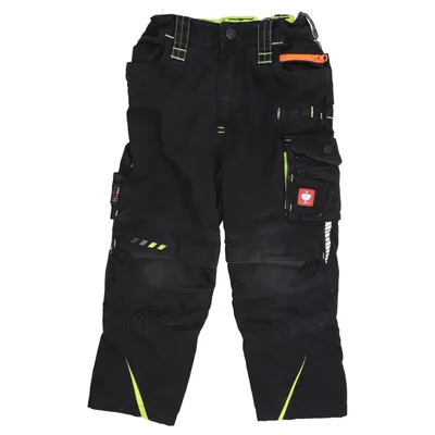 Work pants (Black, Green) from Engelbert Strauss Cotton, Polyester