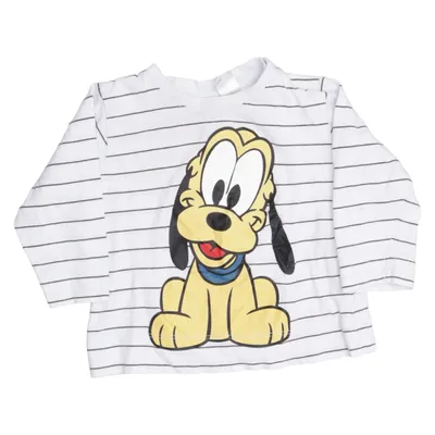 Långärmad t-shirt (Vit, Flerfärgad) från H&M x Disney Bomull