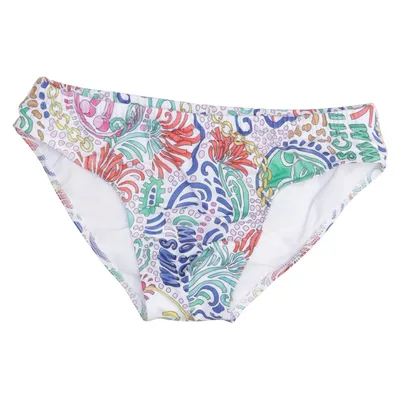 Badbyxor (Vit, Flerfärgad) från Moschino Swim Elastan, Polyamid