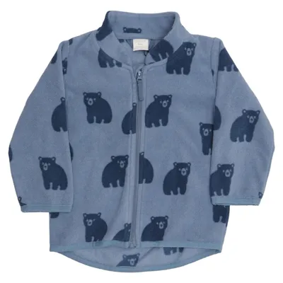 Fleecejakke (Blå) fra Lindex Baby Polyester