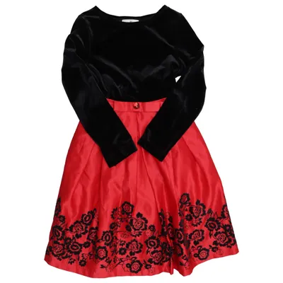 Robe (Noir, Rouge, Multicolore) de Rare Editions Élasthane, Polyester