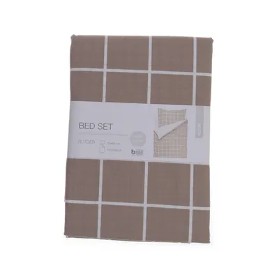 Bäddset (Beige) från Rusta Home Bomull