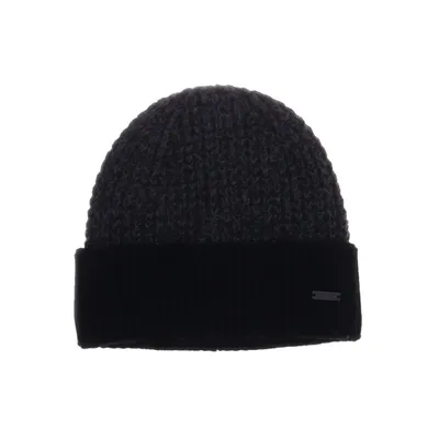 Beanie (Gray) from Boss Cotton, Polyamide, Wool