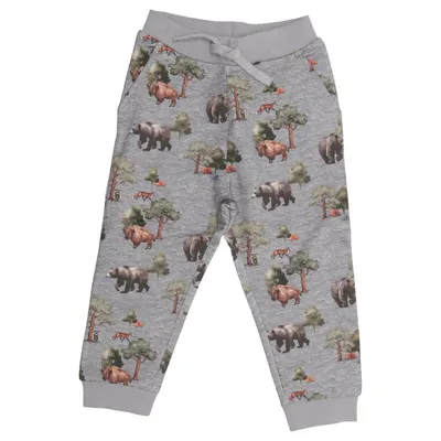 Jogginghose (Grau, Mehrfarbig) von Name It Elasthan, Recycelte Baumwolle