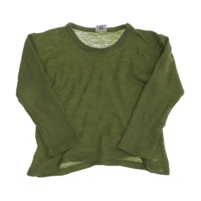 Langærmet t-shirt (Grøn) fra Cosilana Silke, Uld
