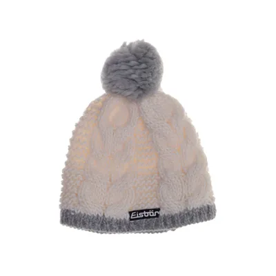 Pompon muts (Beige, Grijs) van Eistór Acryl, Polyester