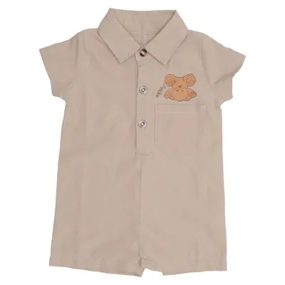Rompers (Beige) from Shein Polyester