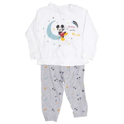 Pyjama (Blanc, Gris, Multicolore) de Disney Baby Coton