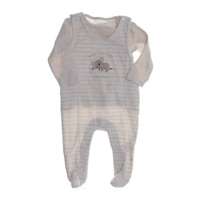 Barboteuse (Beige, Blanc) de Staccato Coton biologique