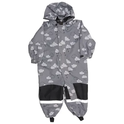 Outdoor Overall (Grau, Schwarz) von Lindex Baby Polyamid, Polyester