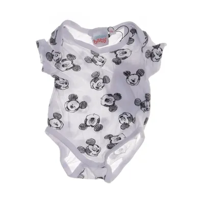 Body (Vit, Svart) från Disney Baby Bomull