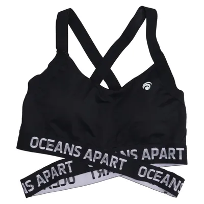 Sport-bh (Zwart, Wit) van Oceans Apart Elastaan, Polyamide