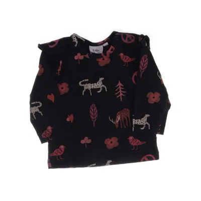 Lange mouwen shirt (Zwart, Meerkleurig) van Feetje Katoen, Elastaan
