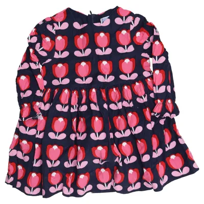 Jurk (Blauw, Roze, Rood) van Jacadi Katoen