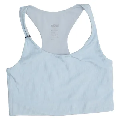 Sports bra (Blue) from Girlfriend Collective Elastane, Recycled polyester