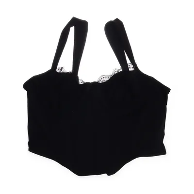 Bustier (Zwart) Elastaan, Polyester