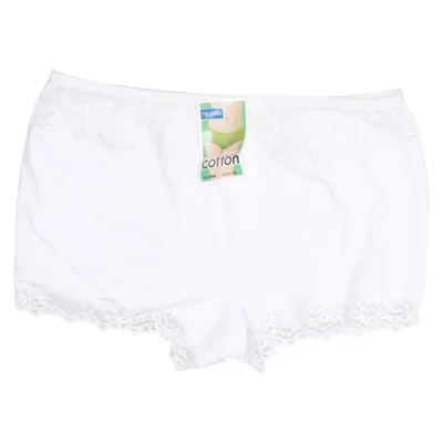 Panties (White) from Fine Woman Cotton, Elastane