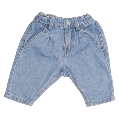 Spijkerbroek (Blauw) van Petit Bateau Katoen