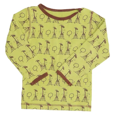 Long sleeve T-shirt (Green, Brown) from Snoozy Scandinavia Cotton, Elastane