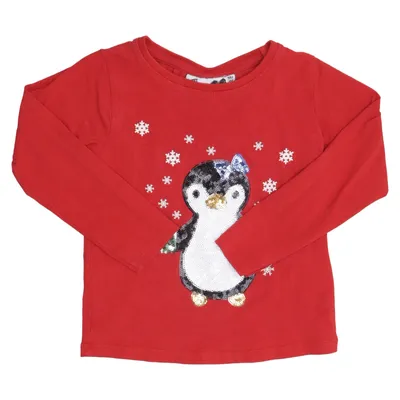 T-shirt à manches longues (Rouge) de Sweet Heart Coton, Élasthane