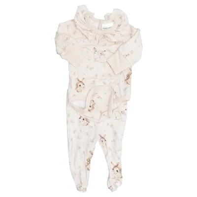 Set (Beige, Flerfärgad) från Geggamoja x Mrs Mighetto Bambu, Elastan, Ekologisk bomull