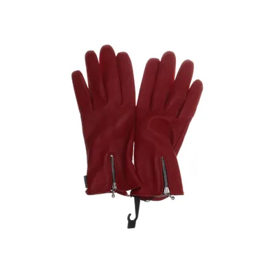 Handschoenen (Rood) van Gaucho Leer, Wol, Polyamide