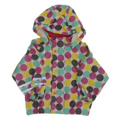 Rain jacket (Multicolored, White, Yellow) from Vossatassar Polyester, Polyurethane